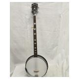 Harmony 5 String Reso-Tone  Banjo with case,