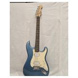 Electric Squier Fender Guitar "Bullet Strat"