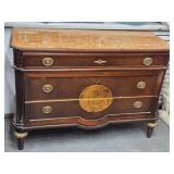 Italian Marble top Neoclassical 3 drawer chest