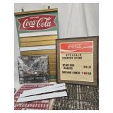 Vintage Coca-Cola Menu Boards - 1950
