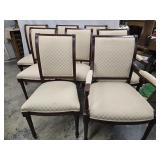 8 Empire style Dining  Chairs Milano finish   - 2