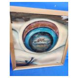 Surrealism style painting on what a Shark sees