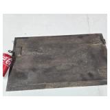 Metal Fire oix Door  measures 22"ï¿½13"  hinged