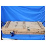Military Wood ammo box rope handles.  37" L x