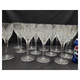 12 Mikasa Covent GRden Crystal Wine Glasses all