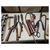 Tool Lot - 2 Levels , 2 Hatchets , 4 vintage