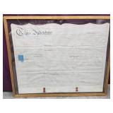 Antique London Indenture.  Queen Victoria Cypher
