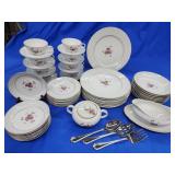 Gemini Rose China service for 8 made in Japan ..
