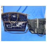 Dooney Bourke Croc Embossed Satchel has