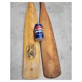 2 oars. 60.5" Beaver Paddles and Oars and 60"