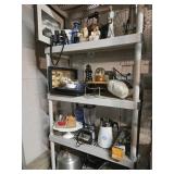 Shelf Lot - bring boxes and paper-  Corning Ware