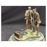 Bronze Finish Sculpture "Changing of the Guard"