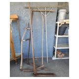 Antique long handle apple butter stirrer, 2