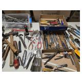 Large amount Tool lot - Wrenches,  Pliers , Tin