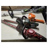 3 Electric Hedge Trimmers 1 craftman , 2 Black