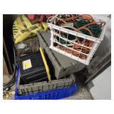 4 Storage Rubs and a box of extension power cords