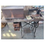 Antique Franklin Sewing machine #8 Treadle /