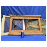 Leaded Glass Window damaged 18.5"ï¿½21" , 1920