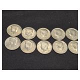 10 John Kennedy Bicentennial Half Dollars