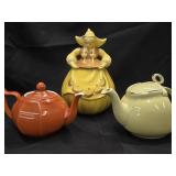 Lot - Red Wing Dutch Girl Cookie Jar ,Yellow Hall