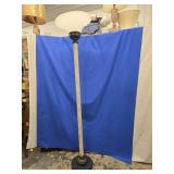 Pillar Torchere Floor Lamp with frosted glass