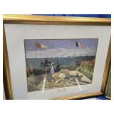 3 Framed Prints - Monet "Garden at