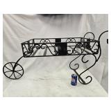 Wrought Iron Flwer Bed Faux wheelbarrow measures