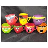 7 Pillsbury Advertising mugs from 1969 -1970.