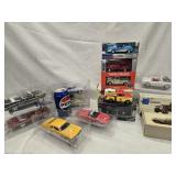 13 Classic Die cast cars all with boxes  look at