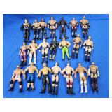 21 Action figures wrestling toys.  WWE 2010 era.