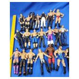 21 Action Figures wrestling WWE toys.