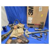 Tools - Pipe Bender , DeWalt Work Tool Belt ,