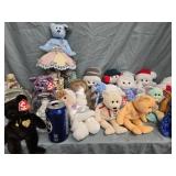 Lot - 9 Ty Beanie Bears , 9 Dreamcicles , 2
