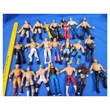 21 Action Figures toys.  WWE Wrestling. All
