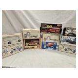 10 Die Cast Toys - 6 ERTL Truck Banks,  Citco