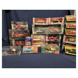 19 Die Cast Cars in boxes as is , scale 1/43 ,