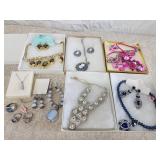 Costume jewelry. No precious metals.  Earrings