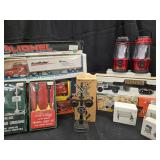 Lot - 2 Battery Lanterns , Corgi Coca-Cola Truck