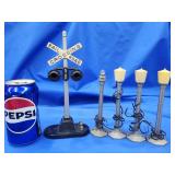 Lionel early 154 Highway Signal & 4 No. 71 Lamp