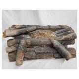 Faux fireplace drum log.  Untested NEEDS TO BE