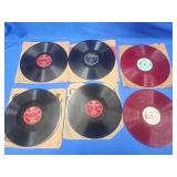 6 albums 78rpm Doris Day, Bing Crosby, Gene