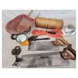 Adlake lock no key, 2 saws extention cord,
