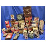 Pick Up only- collection of Spice tins and 2