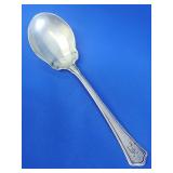 Sterling silver sugar spoon.   6" L.  R. Wallace