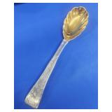 Tiffany Sterling silver "Lap Over Edge" 7" spoon