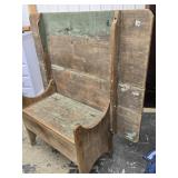 Early 2 Board top Pine Bench Table , Southern