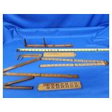 Rare Belcher Folding Foot measure Wood Stanley