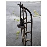 Rustic European sled,  Davos Style circa 1950