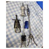 2 slide hammer pulleys and