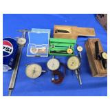 Precision Tools - 8 Measuring Gauges and  a small
